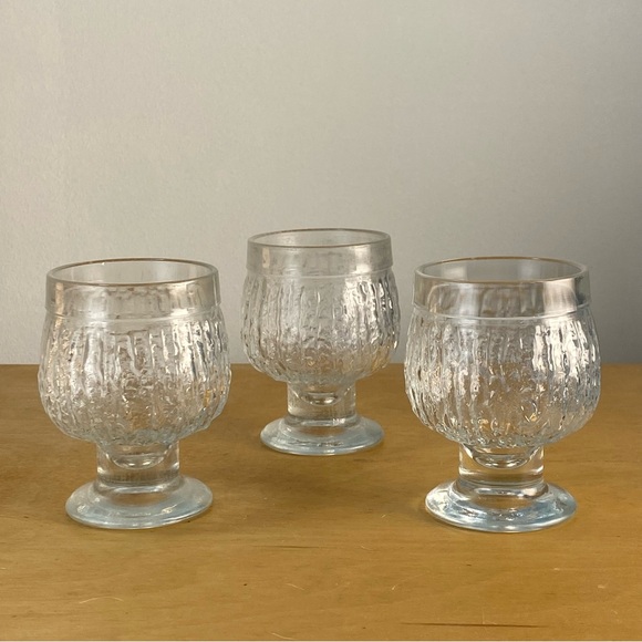 Three Vintage Scandinavian Drinking Glass, Riihimäki Kehrä, Nanny Still, Finland - Picture 2 of 13